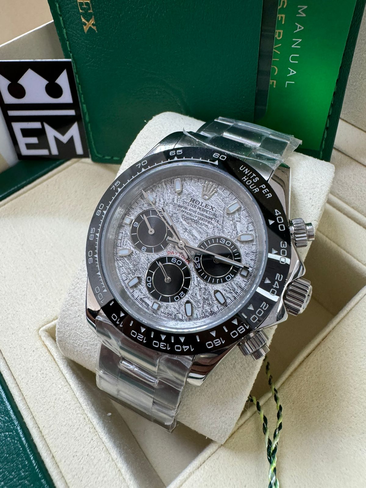 Rolex Daytona / Silver Meteorito