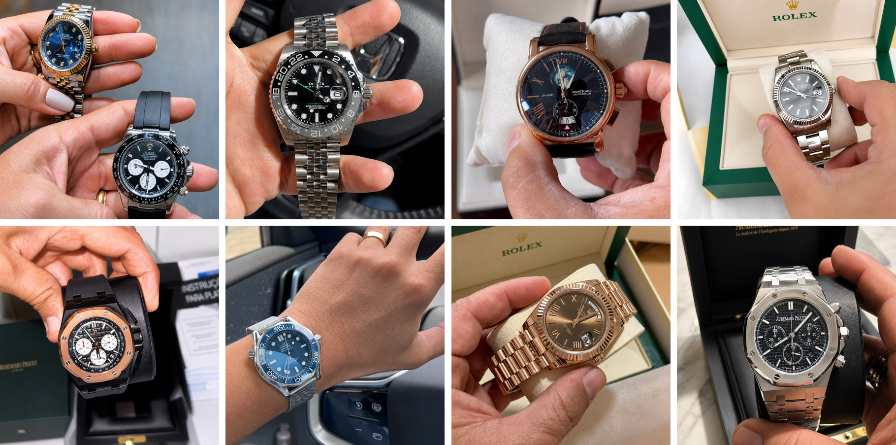 Confira os feedbacks dos nossos clientes — siga-nos no Instagram exclusiveman_