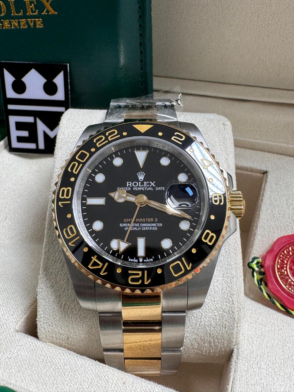 Rolex GMT-Master II Jubilee Silver / Gold